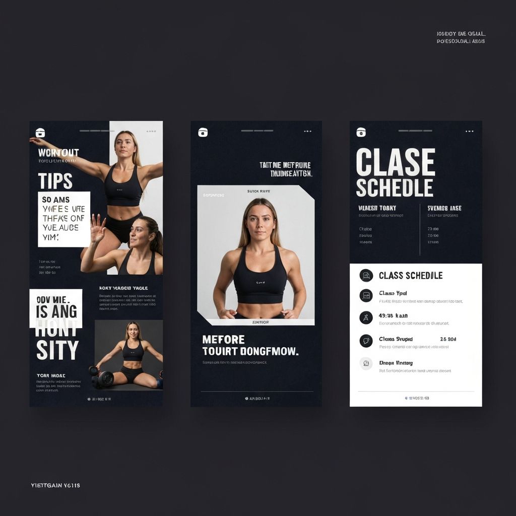 Marca Fitness - Stories templates