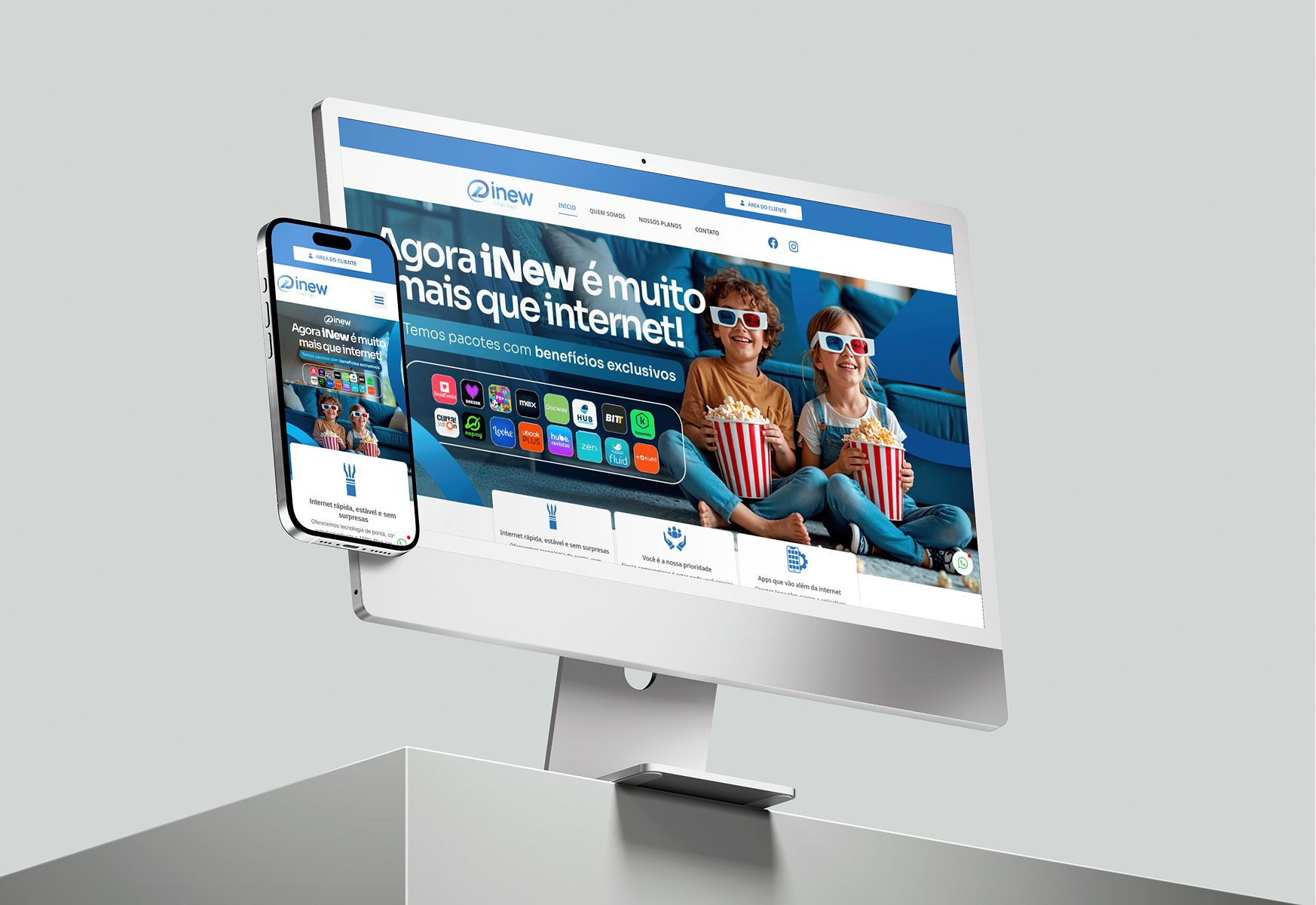 iNew - Desktop e mobile