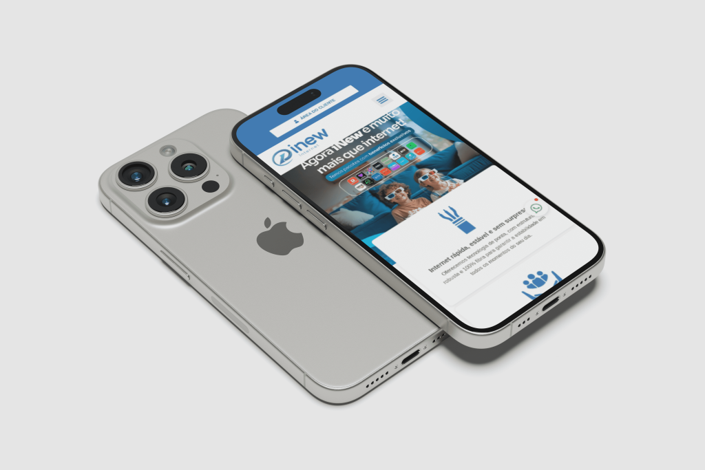 iNew - Mockup em iPhones