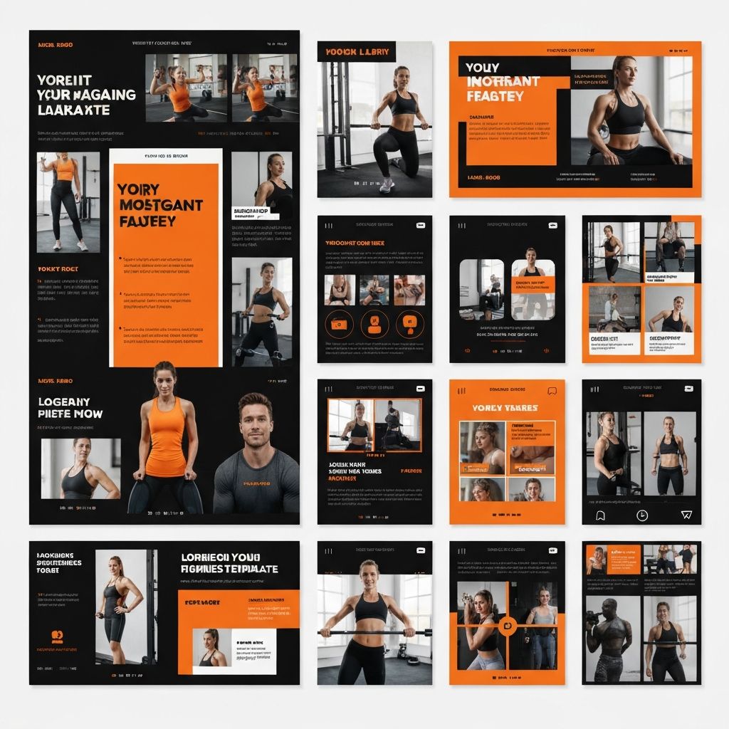 Marca Fitness - Feed Instagram