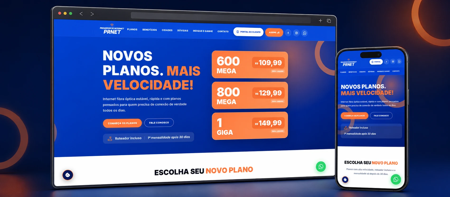 Apresentação do projeto PRNET Telecom